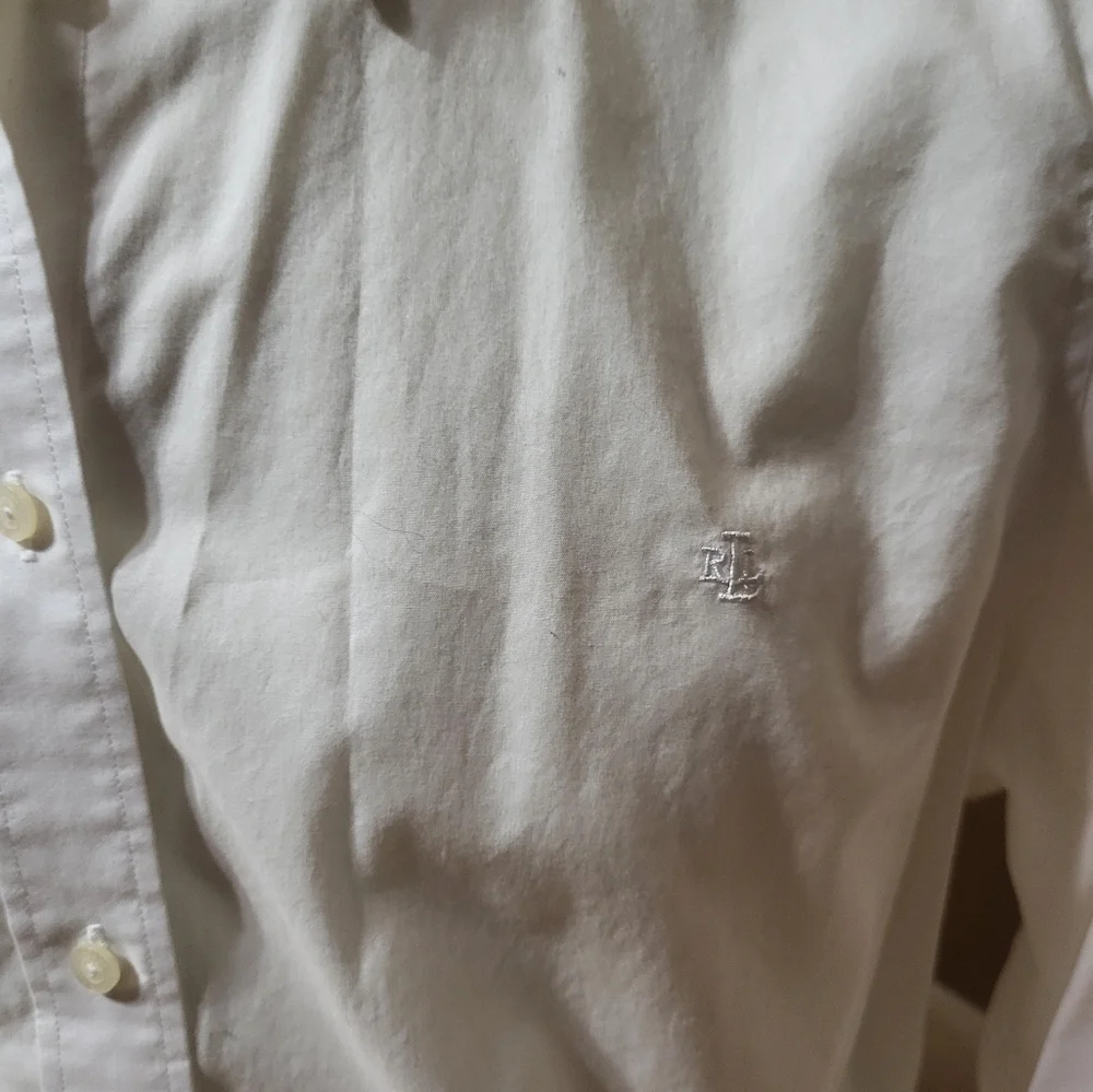 Lauren Ralph Lauren Black Label White Dress Sz XXL - Picture 4 of 7